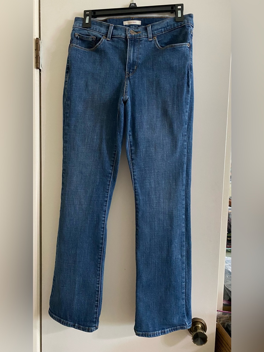 Levi's Medium Blue Flare Jeans for Women
